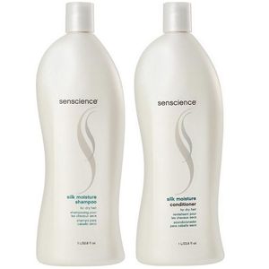 Senscience Silk Moisture Shampoo 1000ml e Condicionador 1000ml