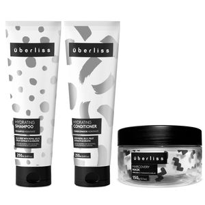 Avlon Uberliss Hydrating Collection Shampoo 250ml, Condicionador 250ml e Máscara 150ml