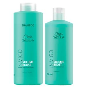 Wella Invigo Volume Boost Shampoo 1000ml e Máscara 500ml