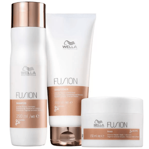 Wella Fusion Shampoo 250ml, Condicionador 200ml e Máscara 150ml