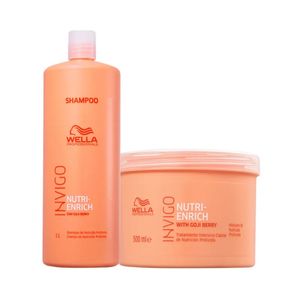 Wella Invigo Nutri-Enrich Shampoo 1000ml e Máscara 500ml