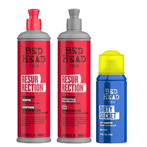 TIGI Bed Head Urban Anti+Dotes nº3 Resurrection e Dirty Secret - 3 produtos