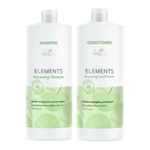 Wella Elements Shampoo 1000ml e Condicionador 1000ml