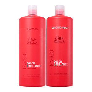 Wella Invigo Color Brilliance Shampoo 1000ml e Condicionador 1000ml