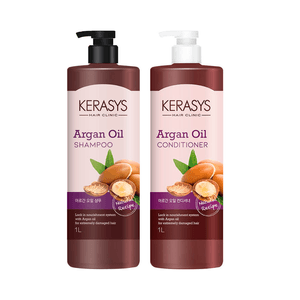 KeraSys Argan Oil Shampoo 1000ml e Condicionador 1000ml