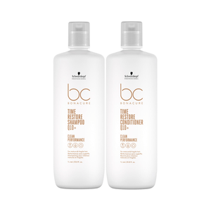 Schwarzkopf BC Clean Time Restore Q10+ Shampoo 1000ml e Condicionador 1000ml