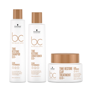 Schwarzkopf BC Clean Time Restore Q10+ Kit de Tratamento (3 produtos)