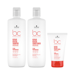 Schwarzkopf BC Clean Repair Rescue Arginine Kit (3 produtos)