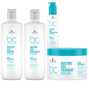 Schwarzkopf BC Clean Moisture Kick Glycerol Kit (4 produtos)