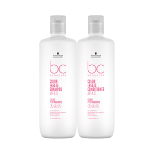 Schwarzkopf BC Clean Color Freeze pH 4.5 Shampoo 1000ml e Condicionador 1000ml