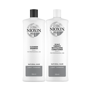 Nioxin Sistema 1 Shampoo 1000ml e Condicionador 1000ml