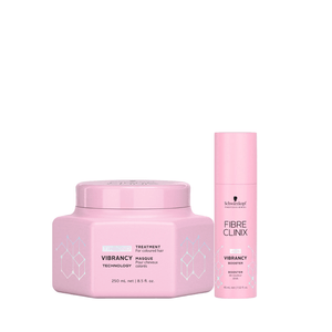 Schwarzkopf Fibre Clinix Vibrancy Máscara 250ml e Booster 45ml