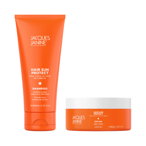 Jacques Janine Hair Sun Protect Shampoo 200ml e Máscara 80g