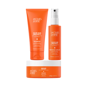 Jacques Janine Hair Sun Protect Shampoo 200ml, Máscara 80g e Spray 60ml