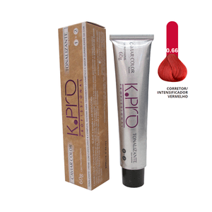 K.Pro Caviar Color Tonalizante - 0.66 Corretor Intensificador Vermelho 60g