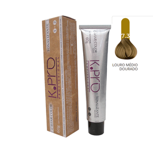 K.Pro Caviar Color Tonalizante - 7.3 Louro Médio Dourado 60g