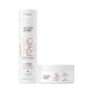 Jacques Janine No More Frizz Shampoo 240ml e Máscara 80g