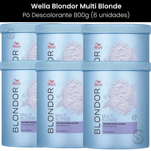 Descolorante Wella Blondor 800g Loiro Perfeito (6 unidades)