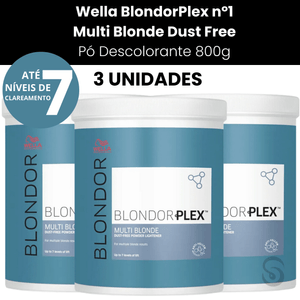 Pó Descolorante Wella BlondorPlex nº1 800g (3 unidades)