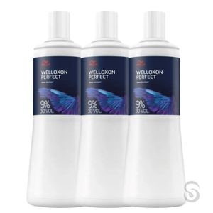 3x Wella Welloxon Perfect Oxidante 9% 30 Vol. 1 L (3 itens)