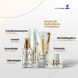 Wella Oil Reflections - 4 Produtos