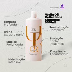 Wella Oil Reflections Shampoo 1000ml