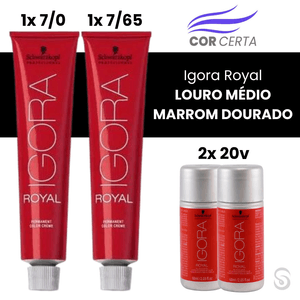 Igora Royal LOURO MÉDIO MARROM DOURADO