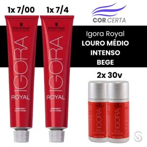 Igora Royal LOURO MÉDIO INTENSO BEGE