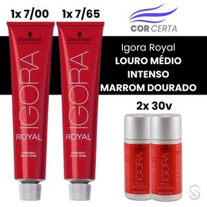 Igora Royal LOURO MÉDIO INTENSO MARROM DOURADO