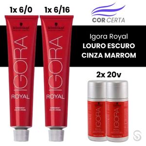 Igora Royal LOURO ESCURO CINZA MARROM