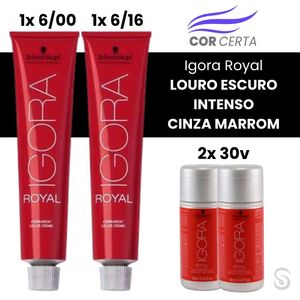 Igora Royal LOURO ESCURO INTENSO CINZA MARROM