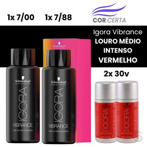 Igora Vibrance LOURO MÉDIO INTENSO VERMELHO