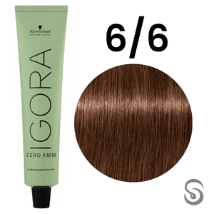 Igora Zero Amm 6/6 Louro Escuro Marrom 60 ml