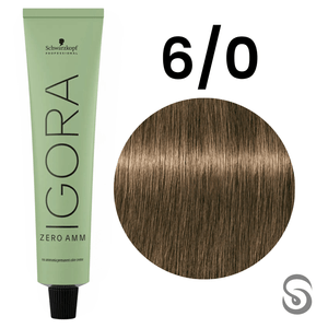 Igora Zero Amm 6/0 Louro Escuro Natural 60 ml