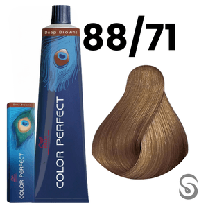 Wella Perfect Color 88/71 Louro Claro Intenso Marrom Acinzentado Deep Browns 60ml