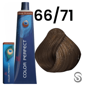 Wella Perfect Color 66/71 Louro Escuro Intenso Marrom Acizentado Deep Browns 60ml