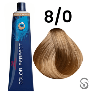 Wella Perfect Color 8/0 Louro Claro Pure Naturals 60ml