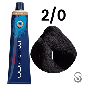 Wella Perfect Color 2/0 Preto Pure Naturals 60ml