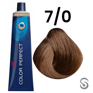 Wella Perfect Color 7/0 Louro Médio Pure Naturals  60ml