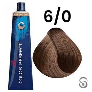 Wella Perfect Color 6/0 Louro Escuro Pure Naturals  60ml