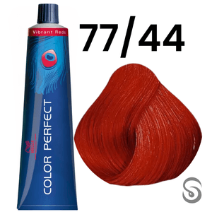 Wella Perfect Color 77/44 Louro Médio Intenso Vermelho Vibrant Reds 60ml