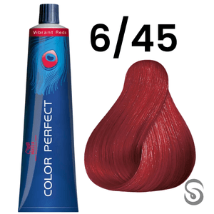 Wella Perfect Color 6/45 Louro Escuro Vermelho Acaju Vibrant Reds 60ml