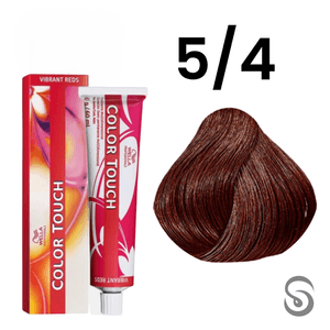 Wella Color Touch Tonalizante 5/4 Castanho Claro Avermelhado Vibrant Reds 60ml