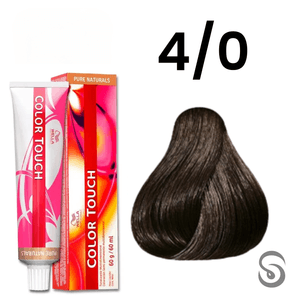 Wella Color Touch Tonalizante 4/0 Castanho Médio Pure Naturals 60ml