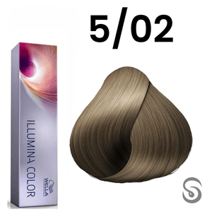 Wella Illumina Color Coleção Inverno 5/02 Castanho Claro Natural Mate 60ml