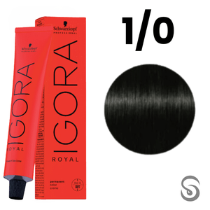 Schwarzkopf Igora Royal Coloração 1/0 Preto Natural 60ml