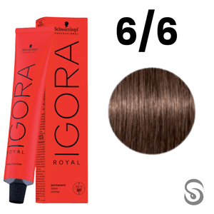 Schwarzkopf Igora Royal Coloração 6/6 Louro Escuro Marrom  60ml