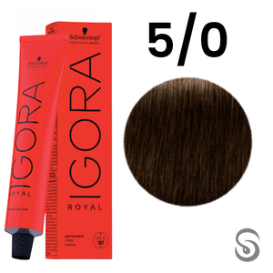 Schwarzkopf Igora Royal Coloração 5/00 Castanho Claro Natural  60ml