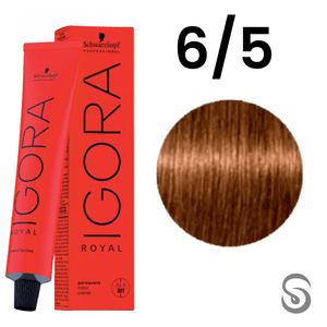 Schwarzkopf Igora Royal Coloração 6/5 Louro Escuro Dourado  60ml