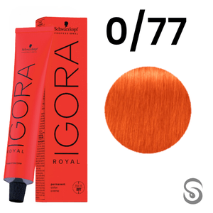 Schwarzkopf Igora Royal Coloração 0/77 Tom Mistura Cobre 60ml